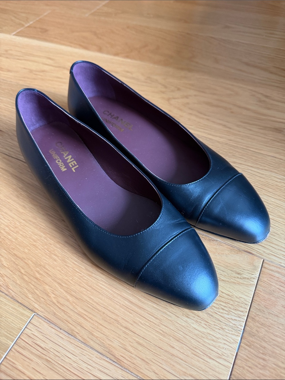 Chanel Uniform Flats